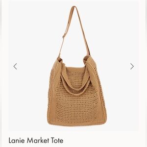 The Sak Tan Crochet Tote